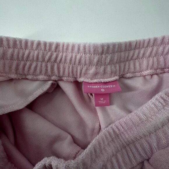 Stoney Clover x Target Ankle Terry Cloth Jogger Pant Light Pink Size Medium - Picture 6 of 7